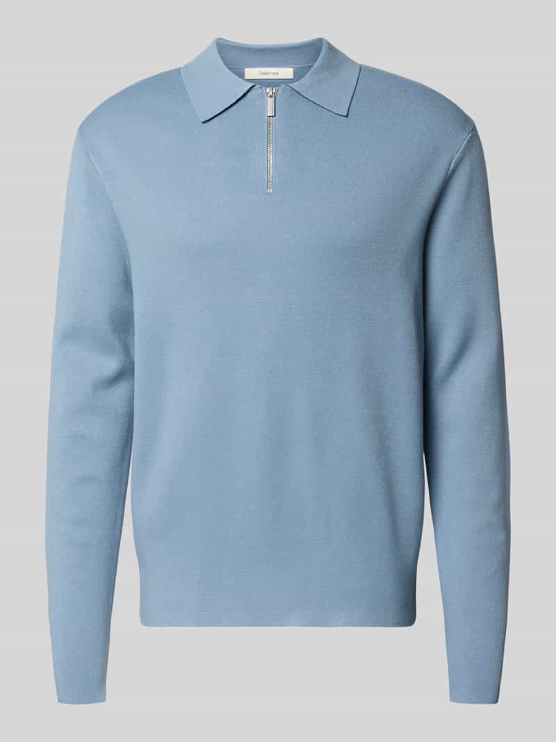 Sweter o kroju relaxed fit z mieszanki wiskozy model ‘TELLER’