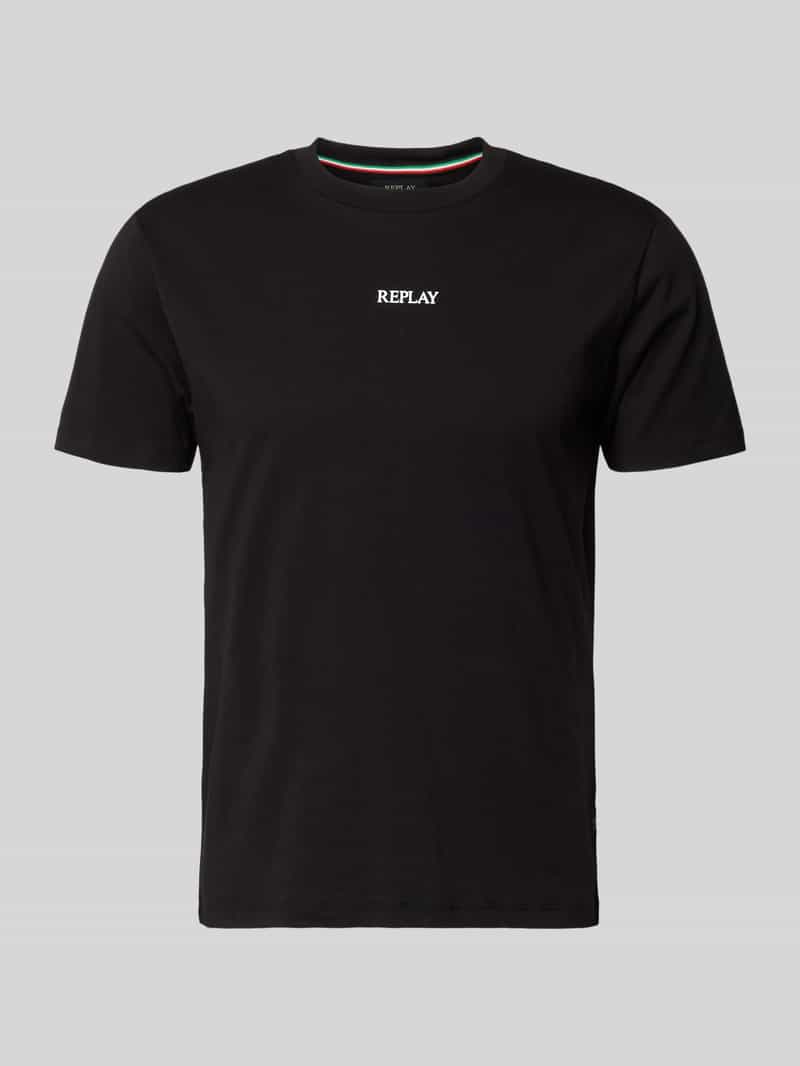 T-shirt o kroju regular fit z nadrukiem z logo