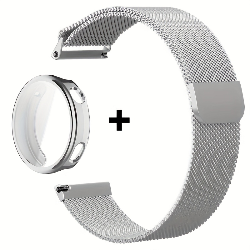 TEMU Pasek Milanese Loop + Etui TPU do Huawei Watch GT 6 46mm 41mm Magnetyczna Bransoleta do Huawei GT6 Pro 46mm Stalowa Bransoleta