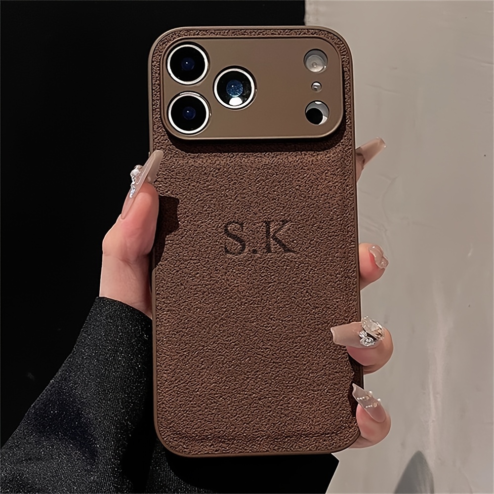 TEMU Personalizowane etui na telefon z unikalnym wzorem kraterów księżycowych, dostępne dla różnych modeli iPhone, w tym 17 Pro Max, z dodaną ochroną