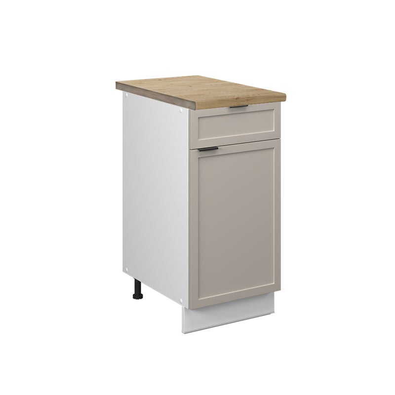 Vicco Szafka dolna do kuchni Fame-Line, GreyBeige, 40 cm , BP Dąb