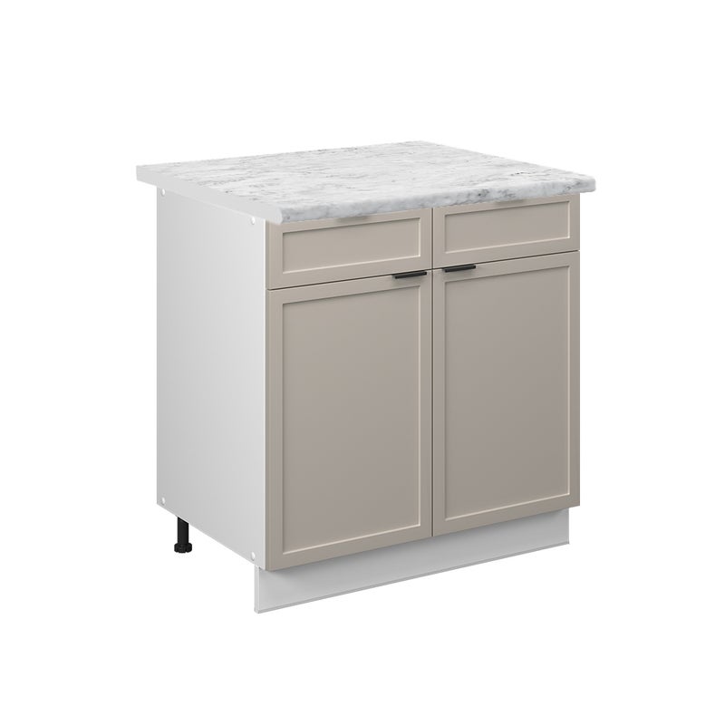 Vicco Szafka dolna do kuchni Fame-Line, GreyBeige, 80 cm , BP Marmur