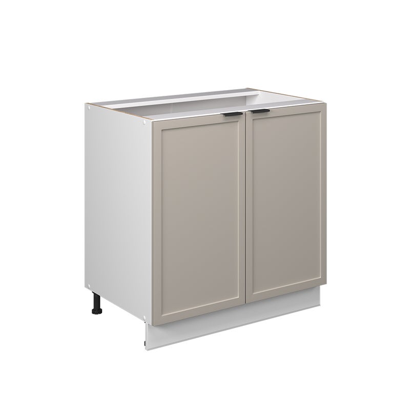 Vicco Szafka pod zlew Fame-Line, GreyBeige, 80 cm z półką, bez blatu roboczego