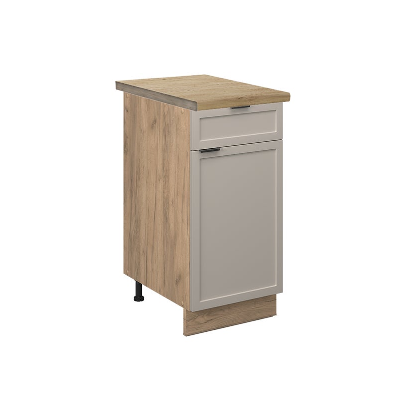 Vicco Szafka dolna do kuchni Fame-Line, GreyBeige, 40 cm , BP Dąb