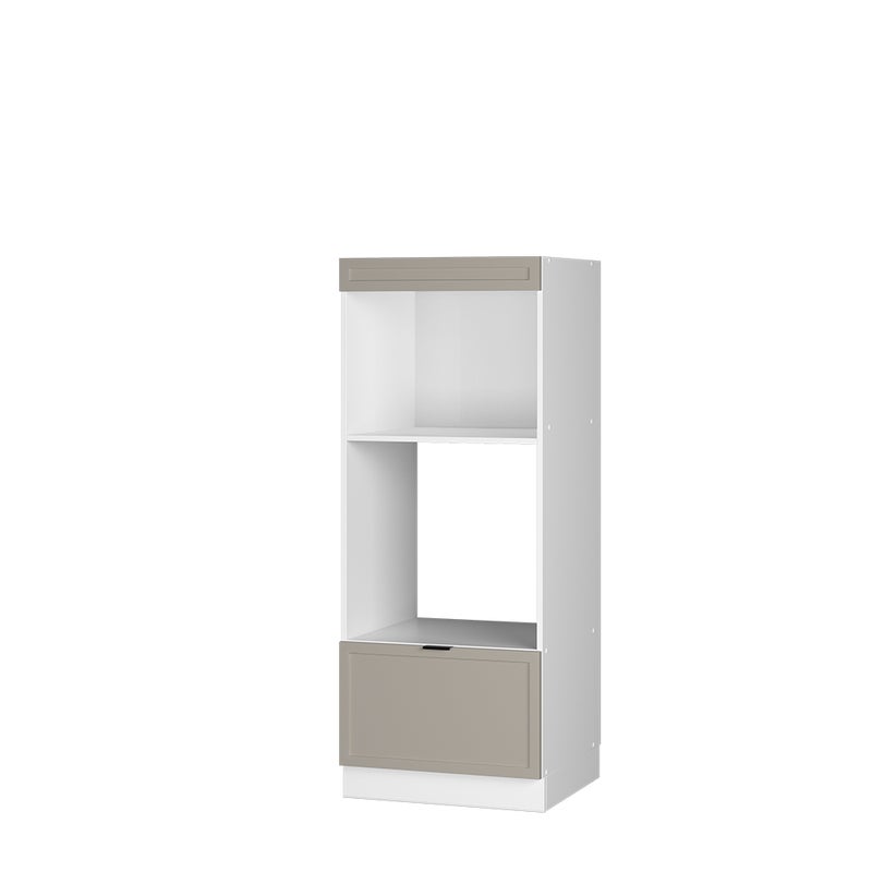 Vicco Szafka do mikrofalówki Fame-Line, GreyBeige, 60 cm otwarty