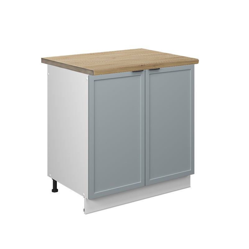 Vicco Szafka pod zlew Fame-Line, Jasnoniebiesko-szary, 80 cm , BP Dąb