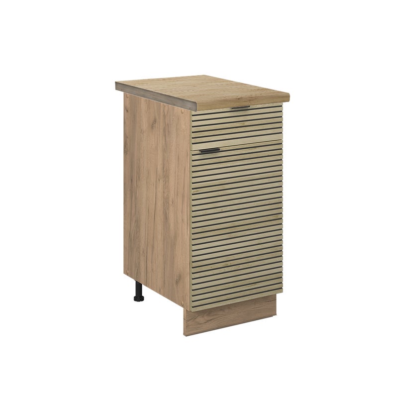 Vicco Szafka dolna do kuchni Fame-Line, Panel dębowy, 40 cm , BP Dąb