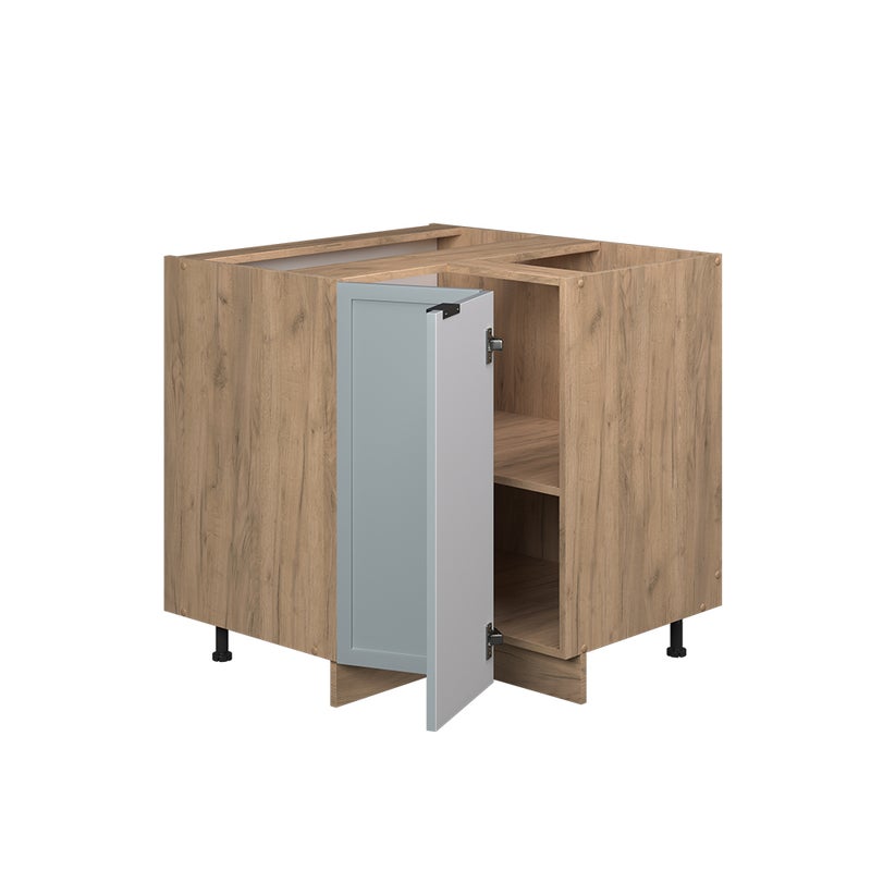 Vicco Szafka narożna Fame-Line, Jasnoniebiesko-szary, 80.5 cm , BP Dąb