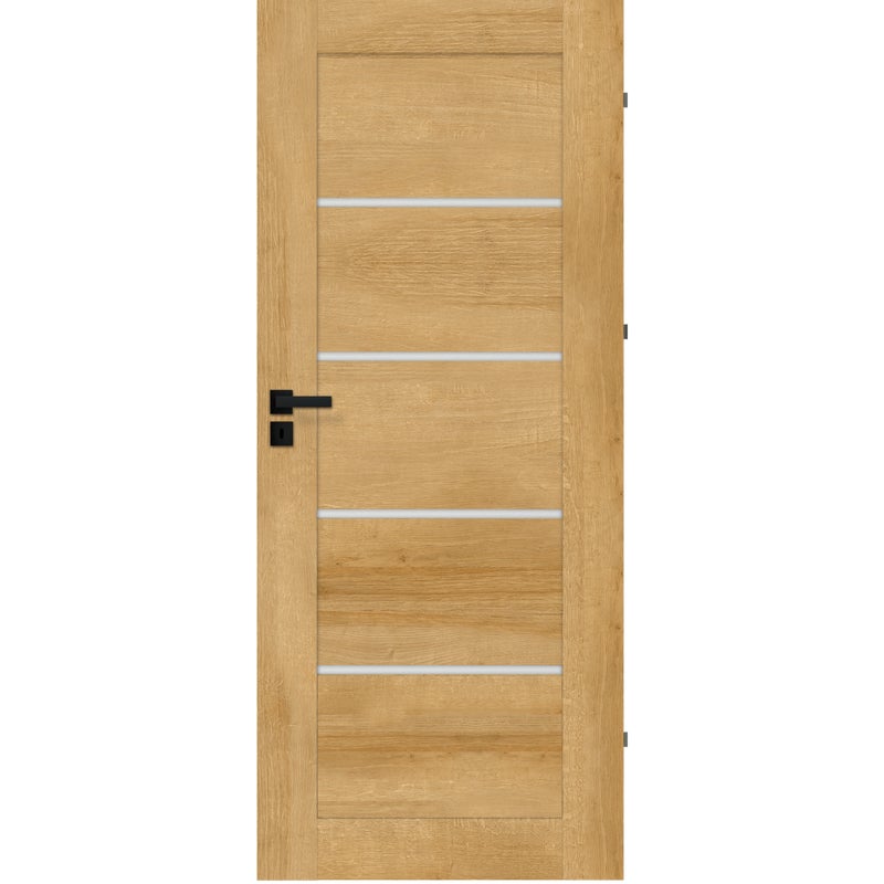 Drzwi wewnętrzne pokojowe 80 prawe Islen dąb europejski