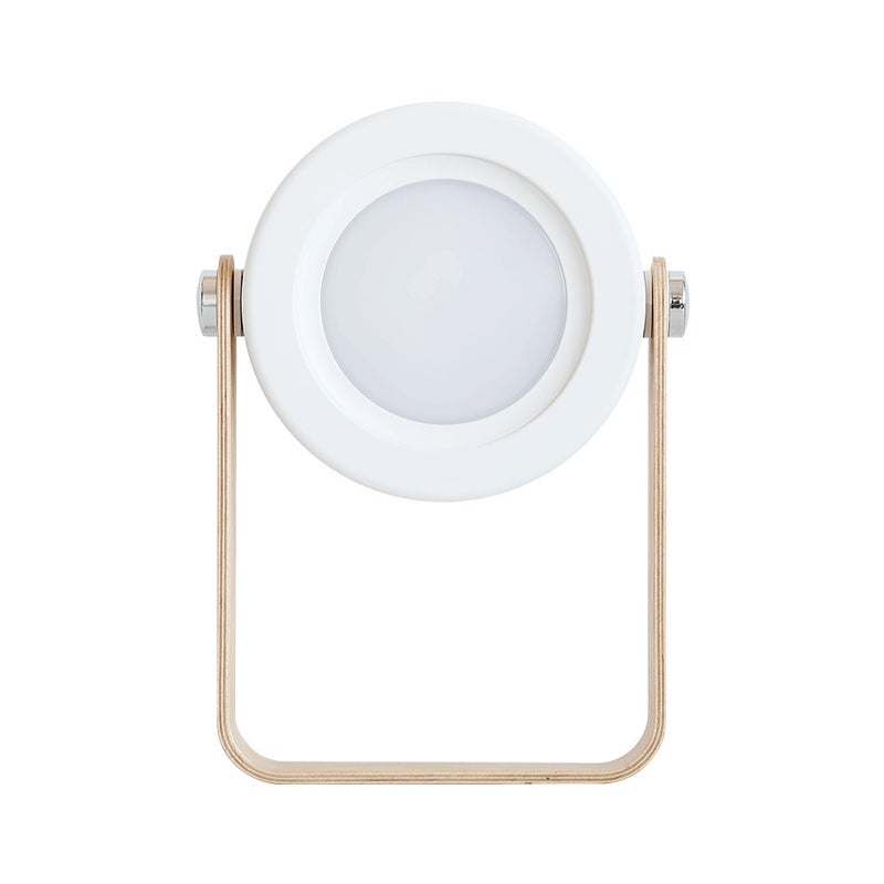 Ściemnialna lampka nocna LED z funkcją dotykową, lampa biurkowa w stylu vintage z drewnianym uchwytem, składana i przenośna lampa stołowa z funkcją d