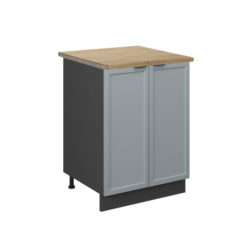 Vicco Szafki kuchenne Fame-Line, Jasnoniebiesko-szary, 60 cm , BP Dąb