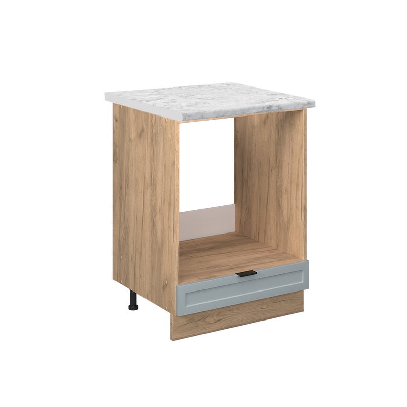 Vicco Szafka kuchenna Fame-Line, Jasnoniebiesko-szary, 60 cm , BP Marmur