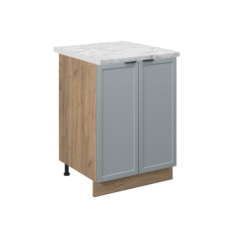 Vicco Szafki kuchenne Fame-Line, Jasnoniebiesko-szary, 60 cm , BP Marmur