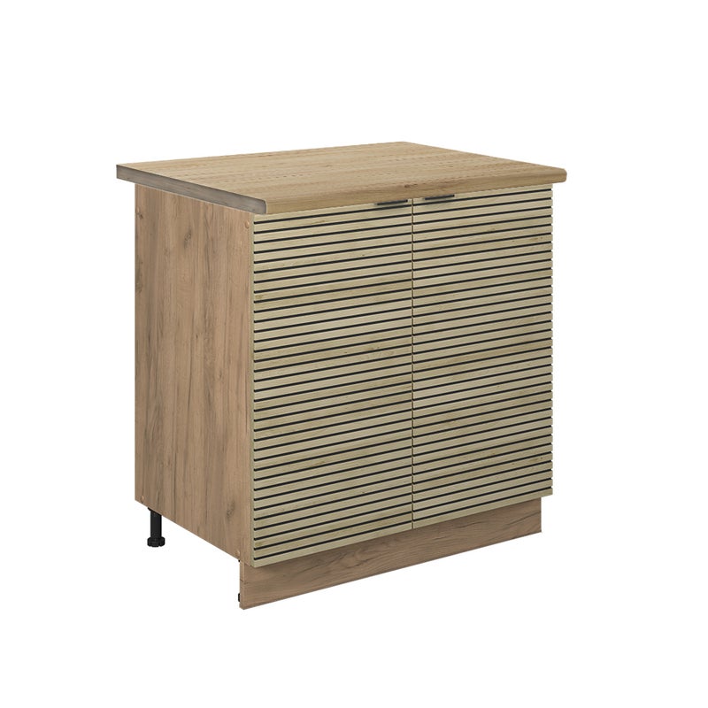 Vicco Szafka pod zlew Fame-Line, Panel dębowy, 80 cm , BP Dąb