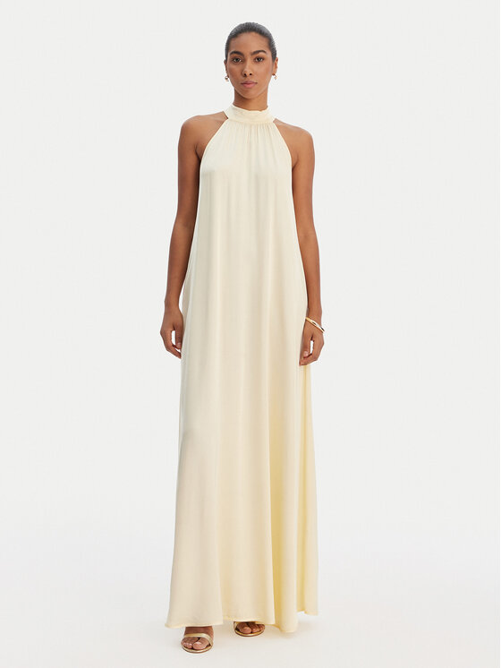 Fracomina Sukienka letnia FR26SD3016W41301 Brązowy Relaxed Fit