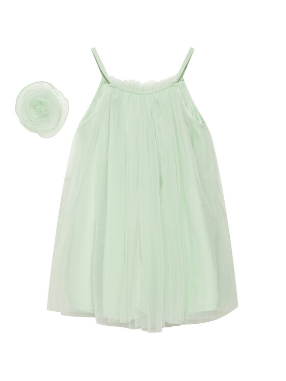 Coccodrillo Sukienka elegancka WC5128302EJG Zielony Regular Fit