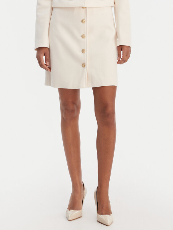 Morgan Spódnica trapezowa 261-JIKTORY Beżowy Regular Fit