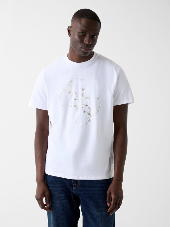 Guess T-Shirt 180891 Biały Classic Fit