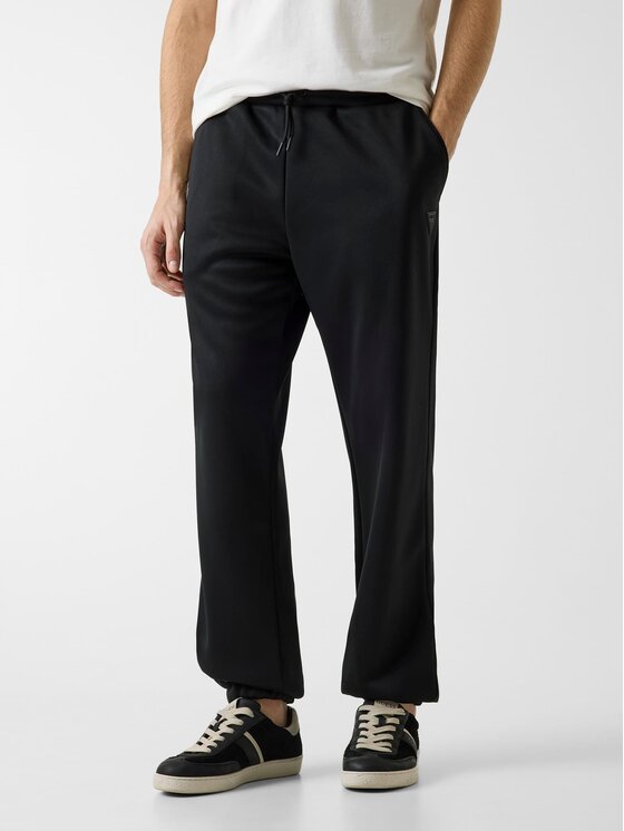 Guess Spodnie materiałowe 180799 Czarny Regular Fit