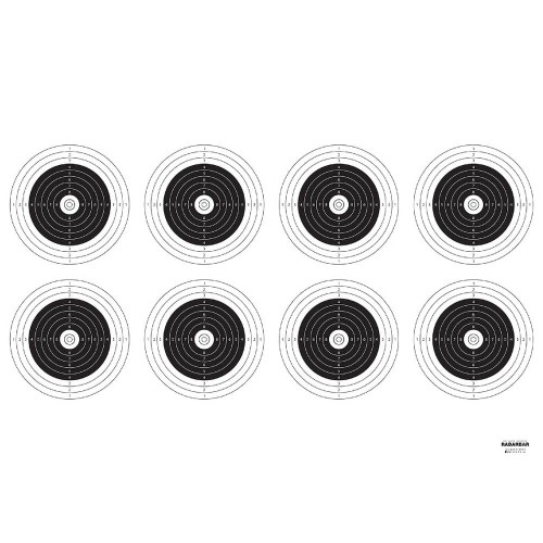 Tarcza strzelecka Snajper 100 m trening - pakiet 50 szt.