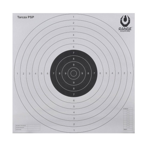Tarcza strzelecka Range Solutions PSP TS-2, 50 szt.