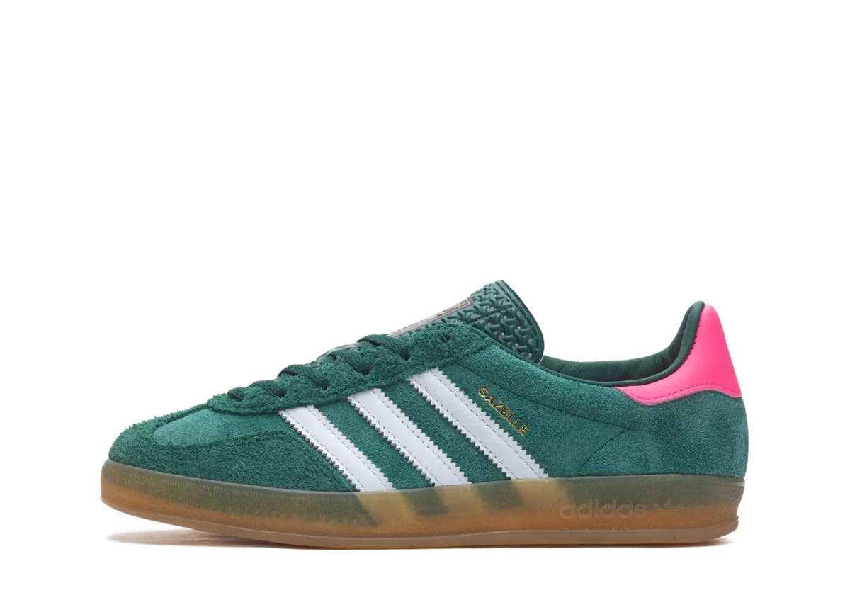 Adidas Gazelle Indoor Collegiate Green Lucid Pink