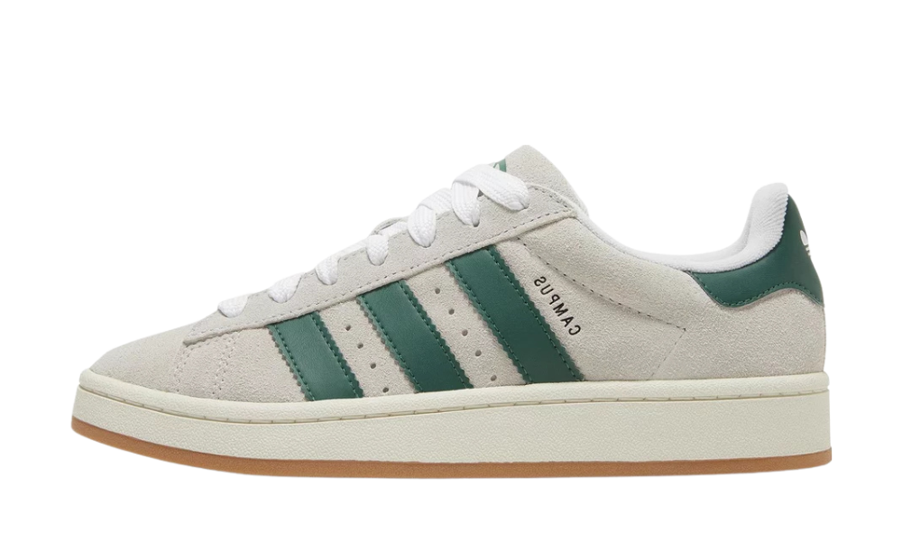 adidas Campus 00s Crystal White Dark Green