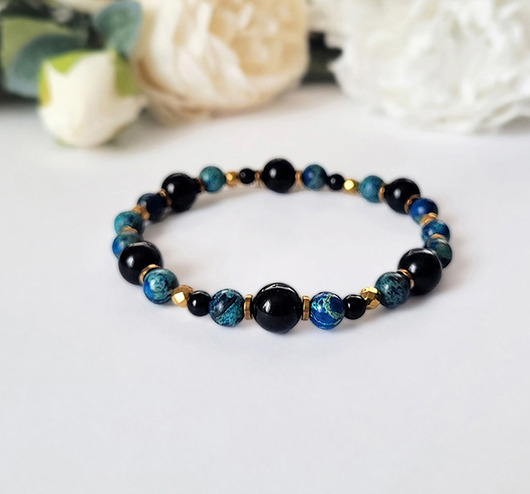 DOBRE SAMOPOCZUCIE- Elegancka bransoletka z Jaspisem