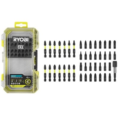 Zestaw bitów udarowych RYOBI RARXSD45 (45 szt.)