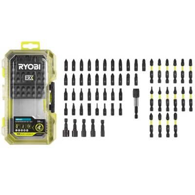 Zestaw bitów udarowych RYOBI RARXSD59 (59 szt.)
