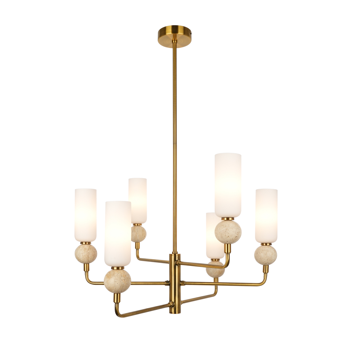 Lampa wisząca SANTOS 6xG9 - złoty