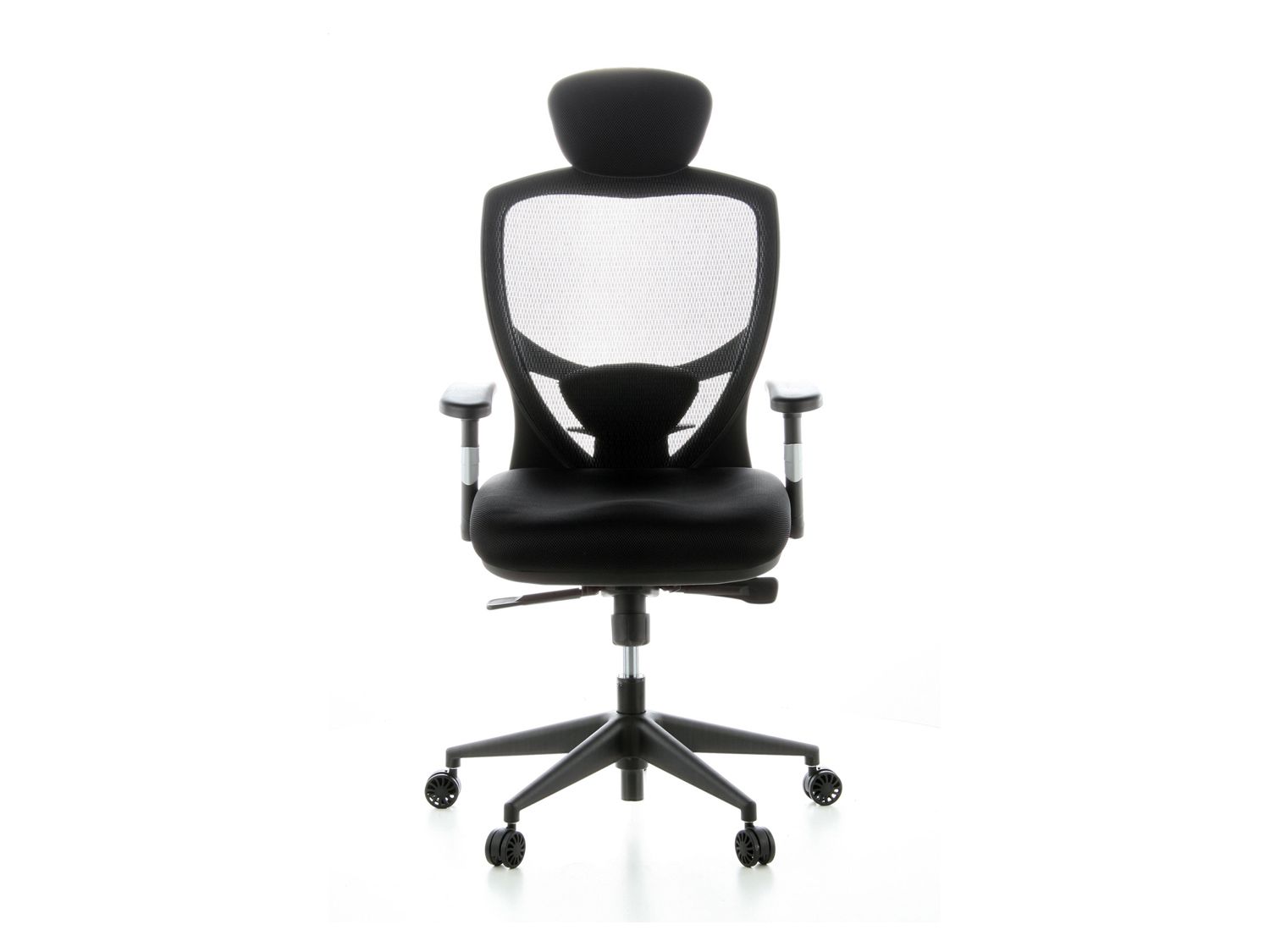 hjh OFFICE Krzesło biurowe / Fotel szefa VENUS BASE (Czarny)