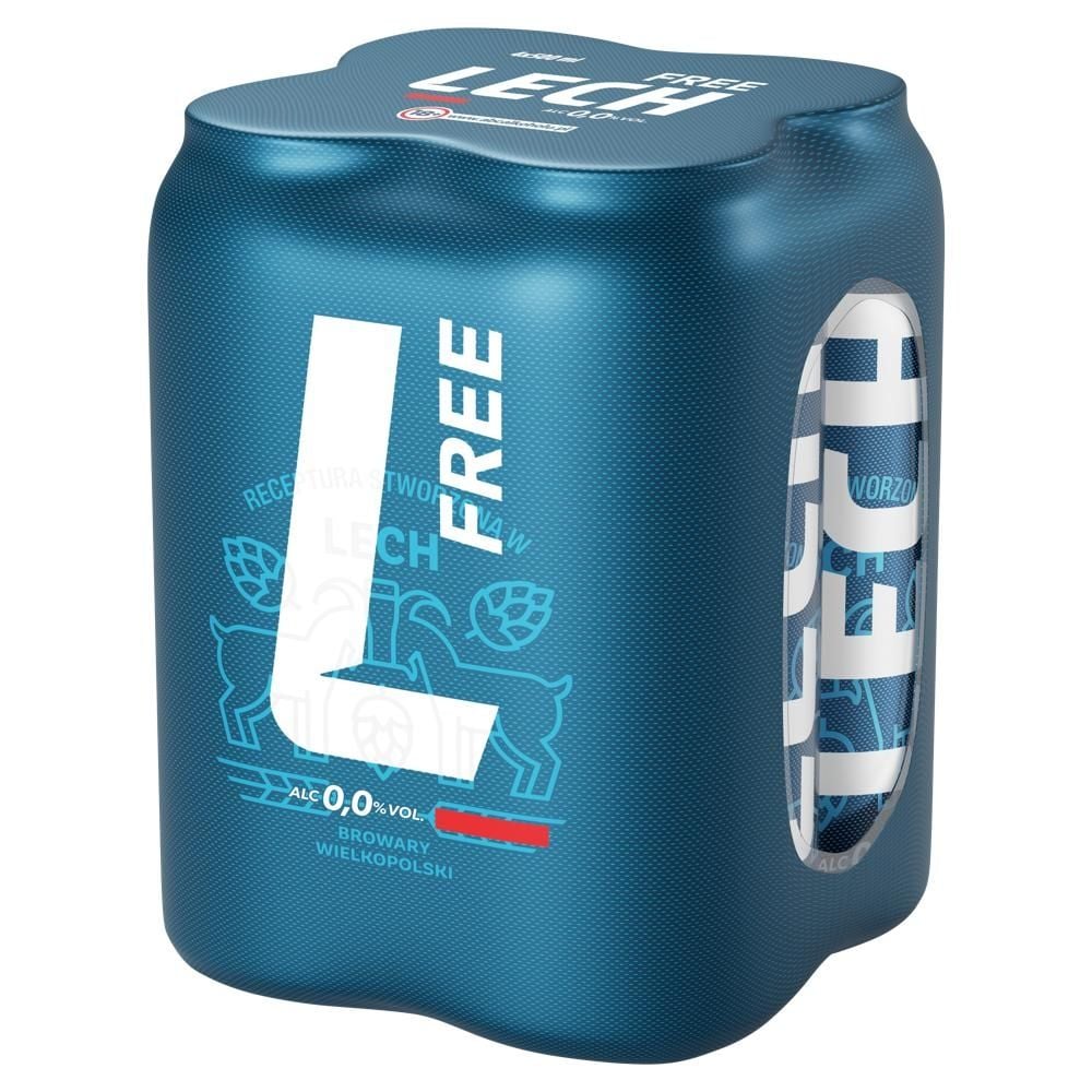 Lech Free Piwo bezalkoholowe 2 l (4 x 0,5 l)