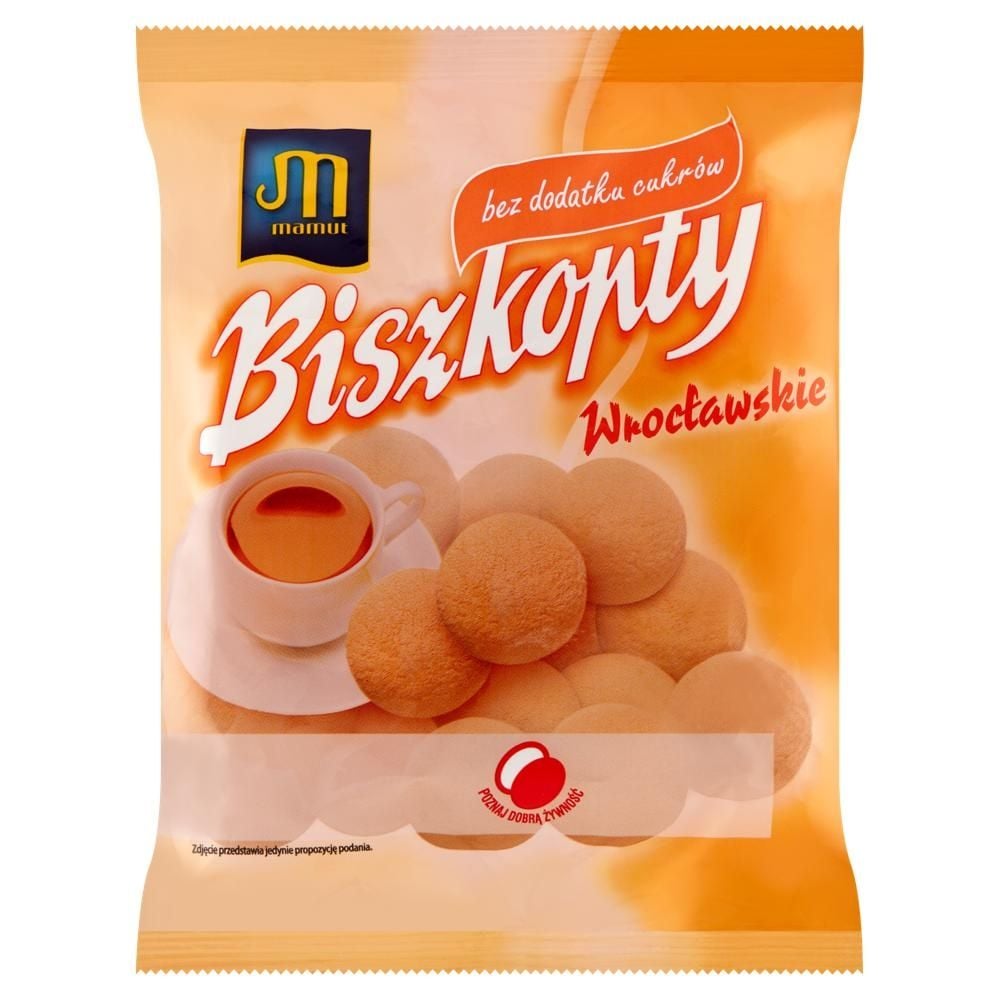 BISZKOPTY MAMUT 100g BEZCUKROWE