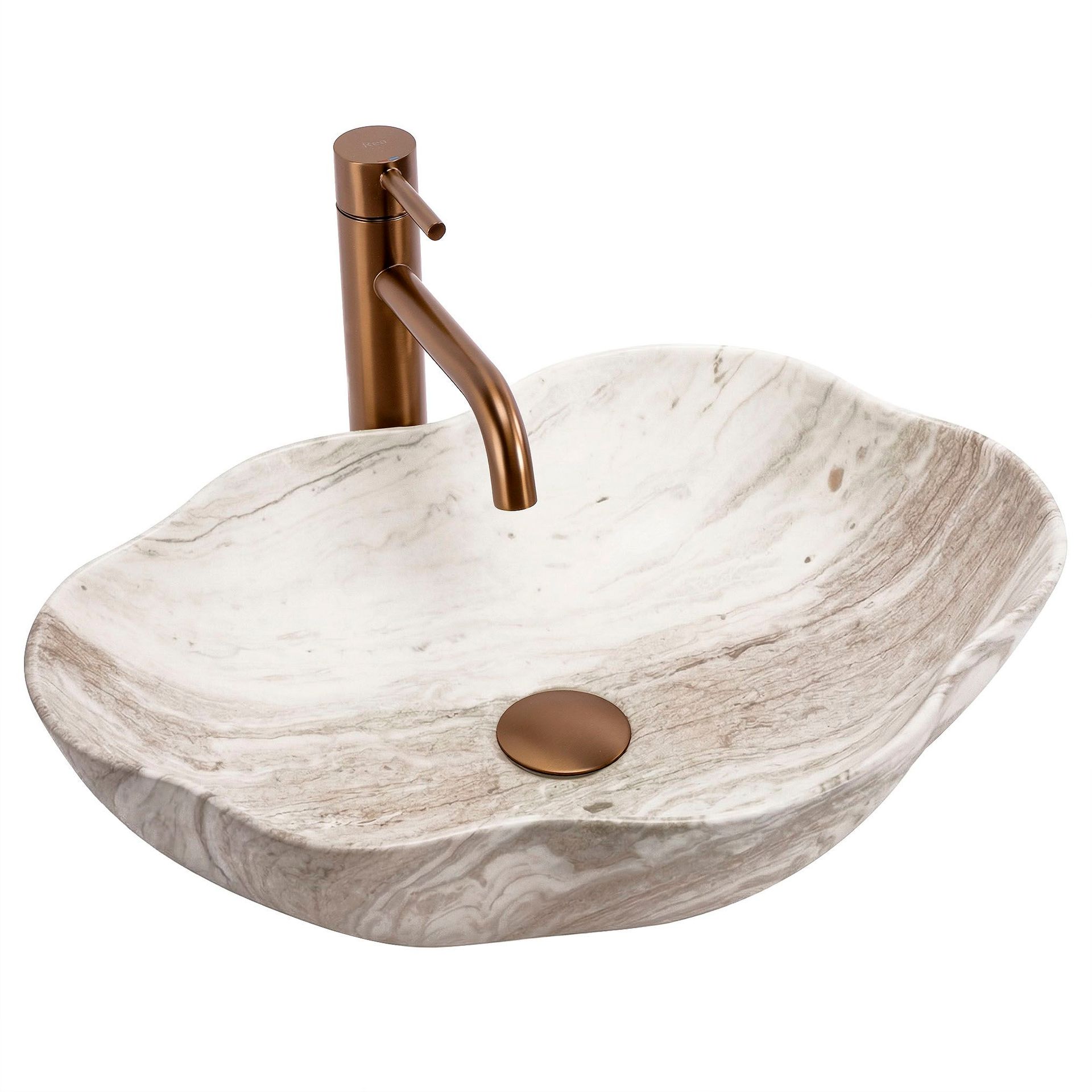Rea Umywalka nablatowa Pearl Saturn REA-U0618