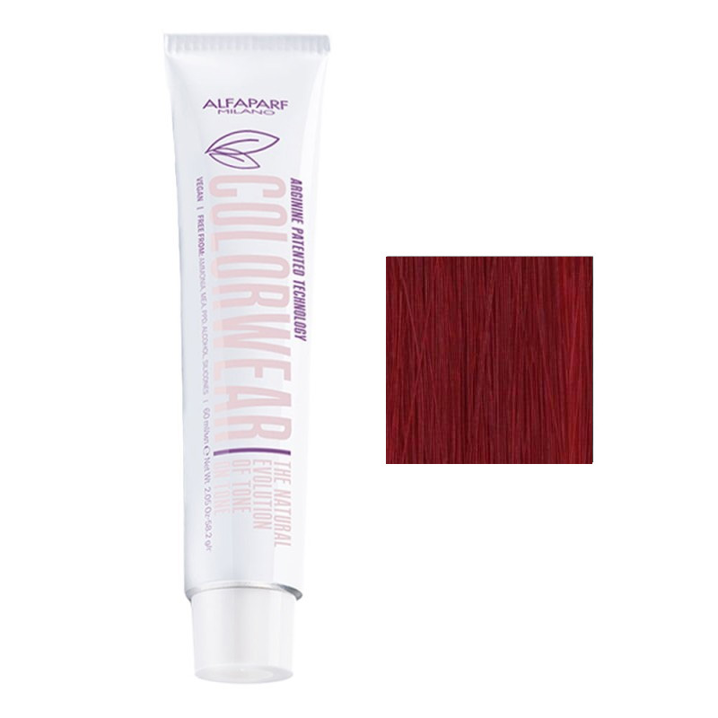 Alfaparf Milano Color Wear, krem koloryzujący bez amoniaku, 6.66, 60ml
