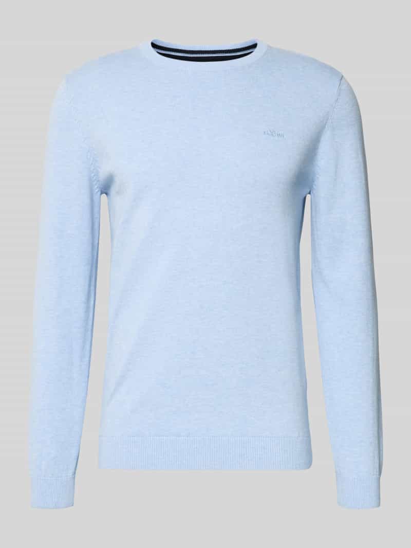 Sweter o kroju regular fit z czystej bawełny