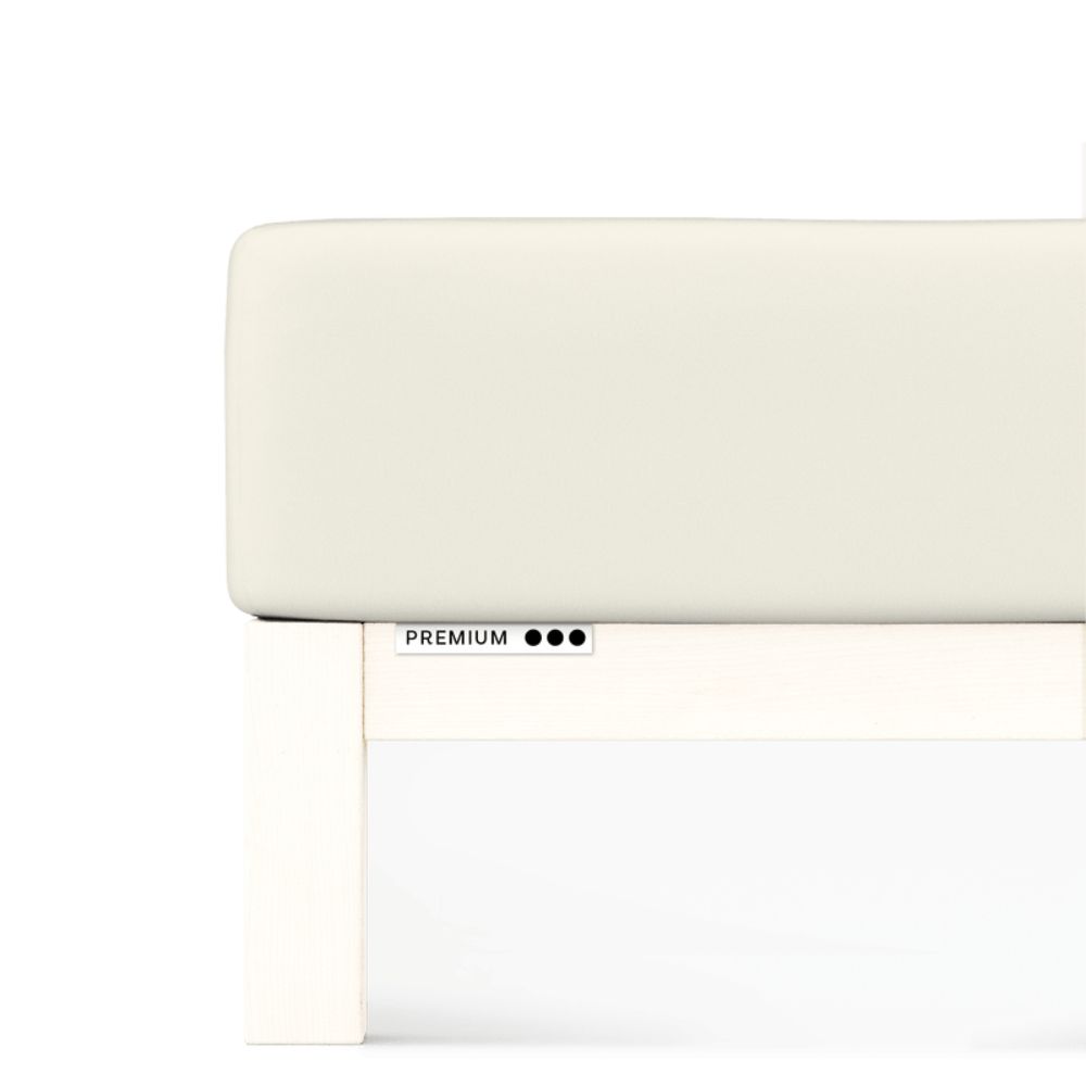 Prześcieradło Schlafgut Premium 120x200-130x220 Yellow Light 132 - M bawełna, antyalergiczny