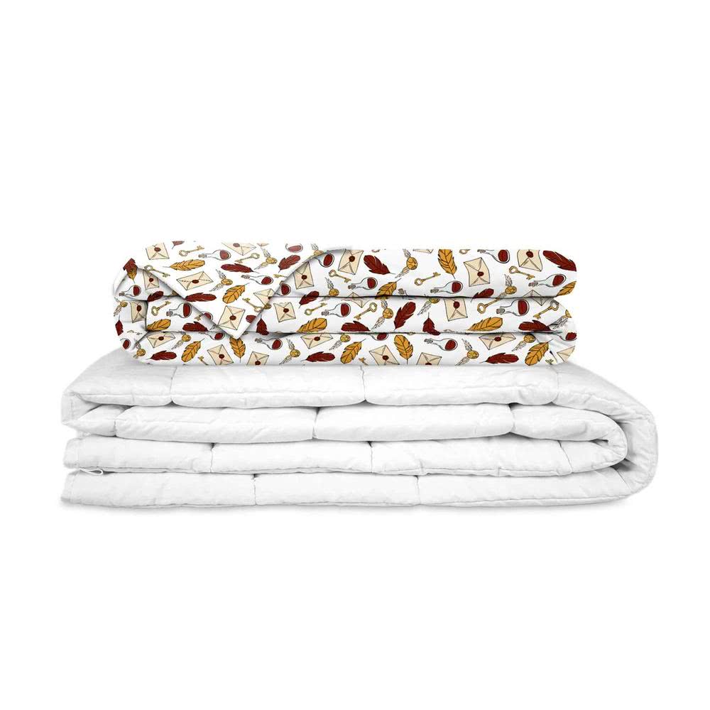 Kołdra obciążeniowa Gravity Magic 135x200 letnia, złoty znicz 100% z bawełny, wyrób medyczny