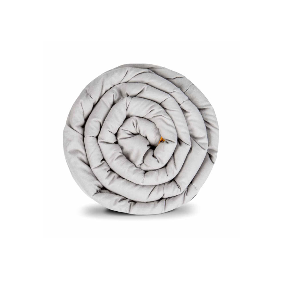 Kołdra obciążeniowa Gravity Basic 135x200 szary bez poszewki 100% z bawełny, wyrób medyczny