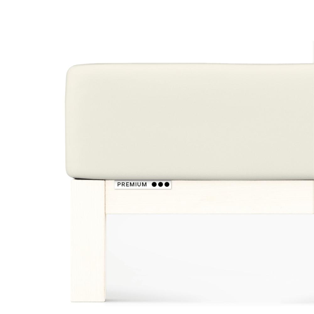 Prześcieradło Schlafgut Premium 140x200-160x220 Yellow Light 132 - L bawełna, antyalergiczny