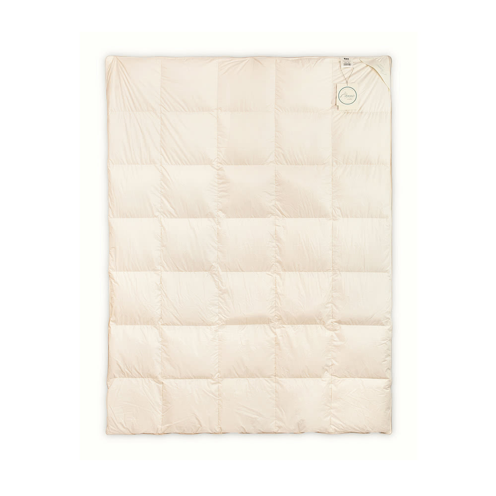 Kołdra AMZ Organic Cotton 200x200 ciepła puch gęsi 100%, batyst bawełniany 100%