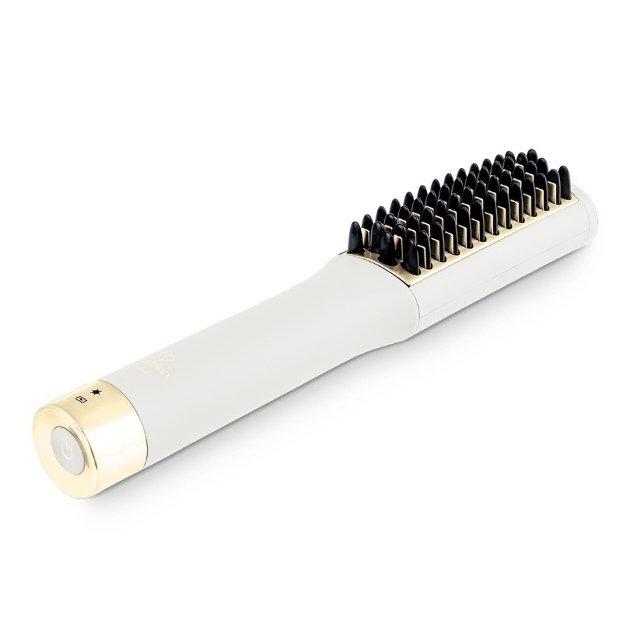 Mini prostujący grzebień do włosów FashionTV FTV-0148 Matte Cream Gold FTV-0148