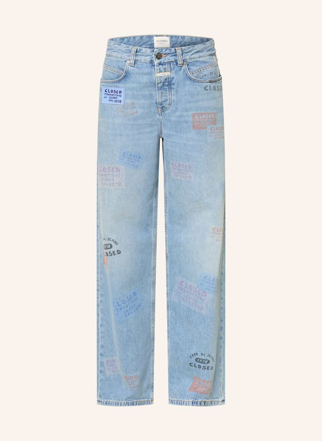 Closed Jeansy Wide Leg Nikka blau