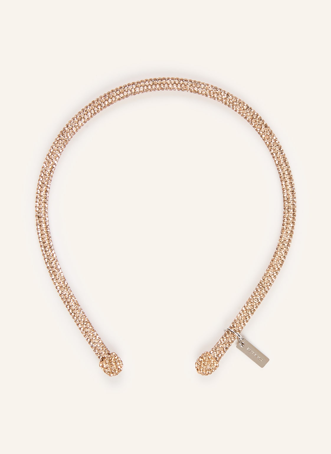 Etro Opaska Do Włosów Z Kamieniami Ozdobnymi rosa