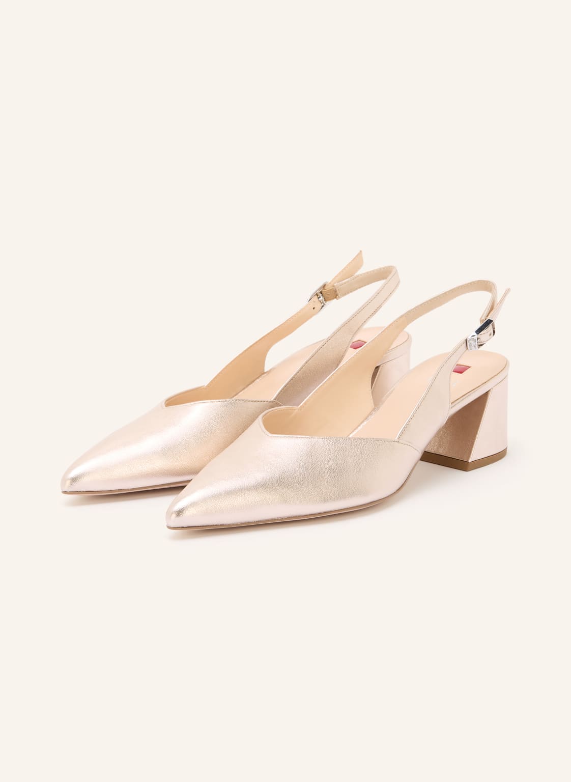 Högl Czółenka Typu Slingback rosegold