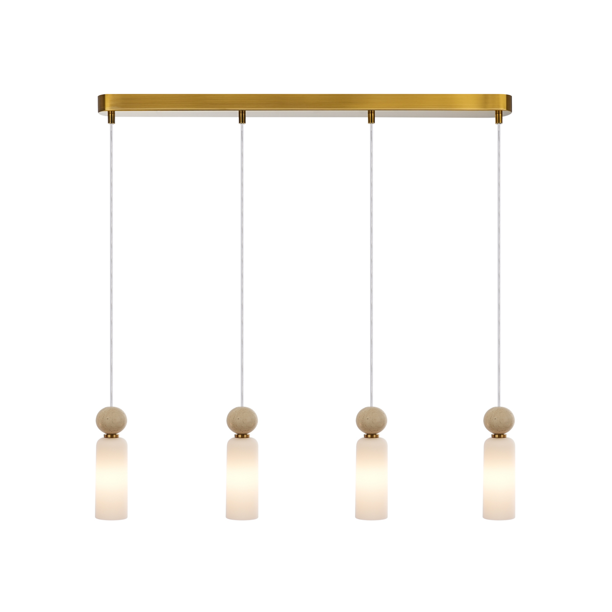 Lampa wisząca SANTOS 4xG9 - złoty