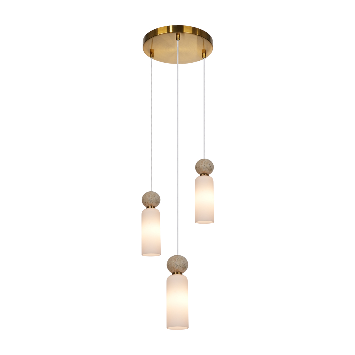 Lampa wisząca SANTOS 3xG9 - złoty