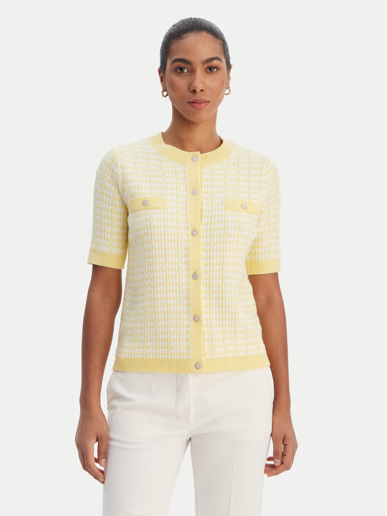 Morgan Kardigan 261-MIRES Różowy Slim Fit