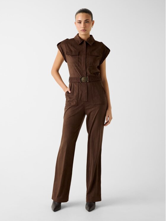 Guess Sukienka codzienna 180568 Brązowy Classic Fit